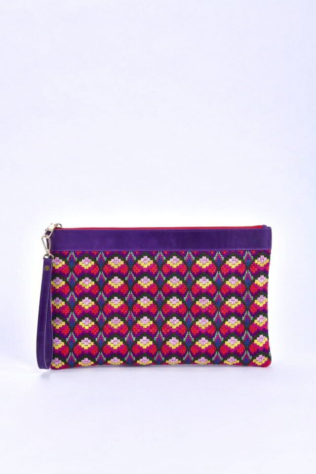 ROSALIE BARGELLO CLUTCH BAG