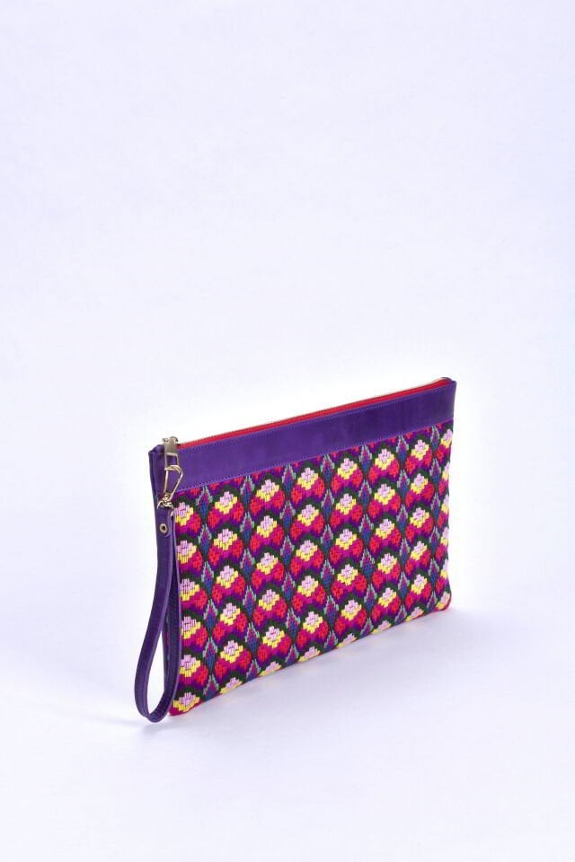 ROSALIE BARGELLO CLUTCH BAG