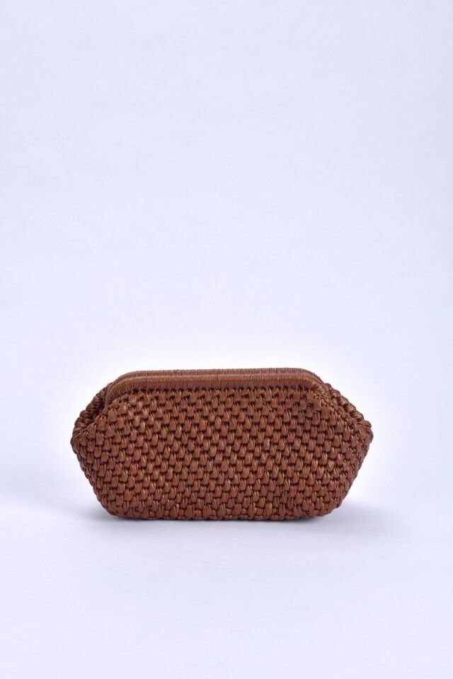 KARYA DERİ DOKULU POUCH BAG
