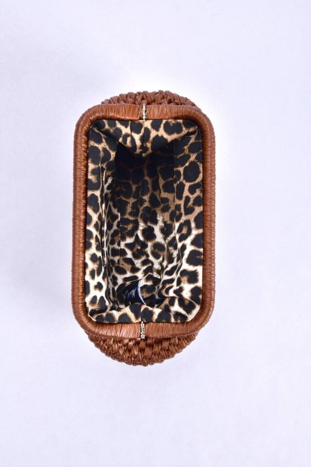 KARYA DERİ DOKULU POUCH BAG